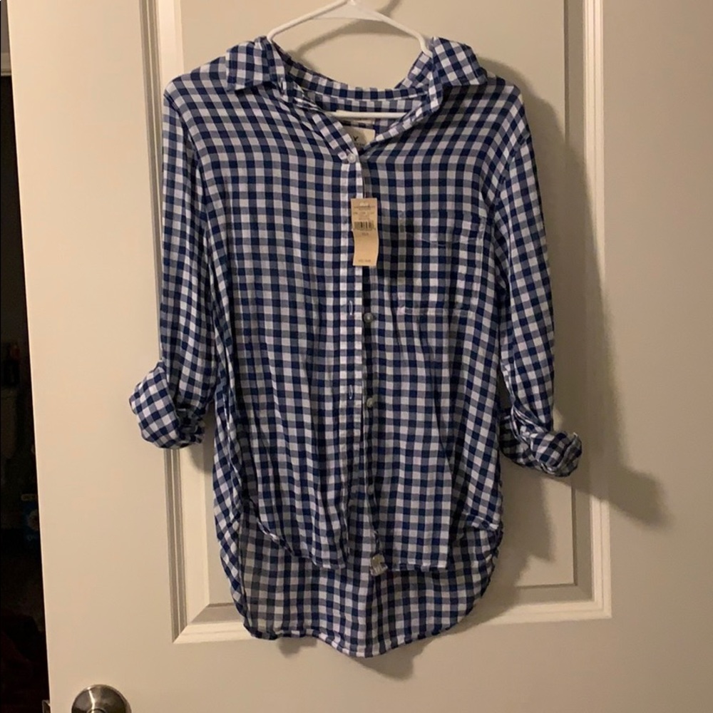 NWT American Eagle plaid flannel
